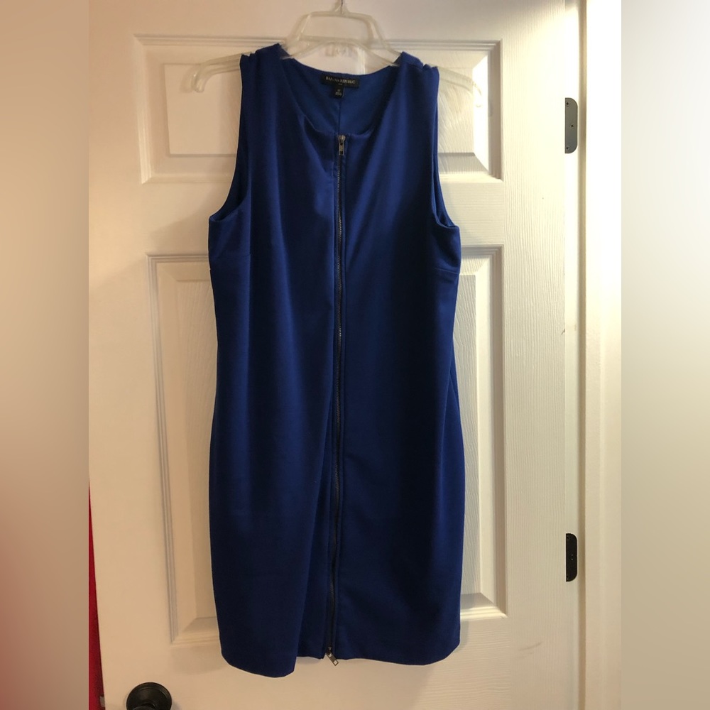 Banana Republic double zipper dress.  Size 12
